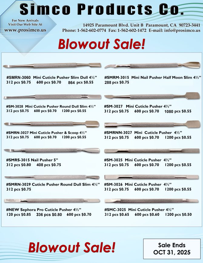 BLOWOUT SALE